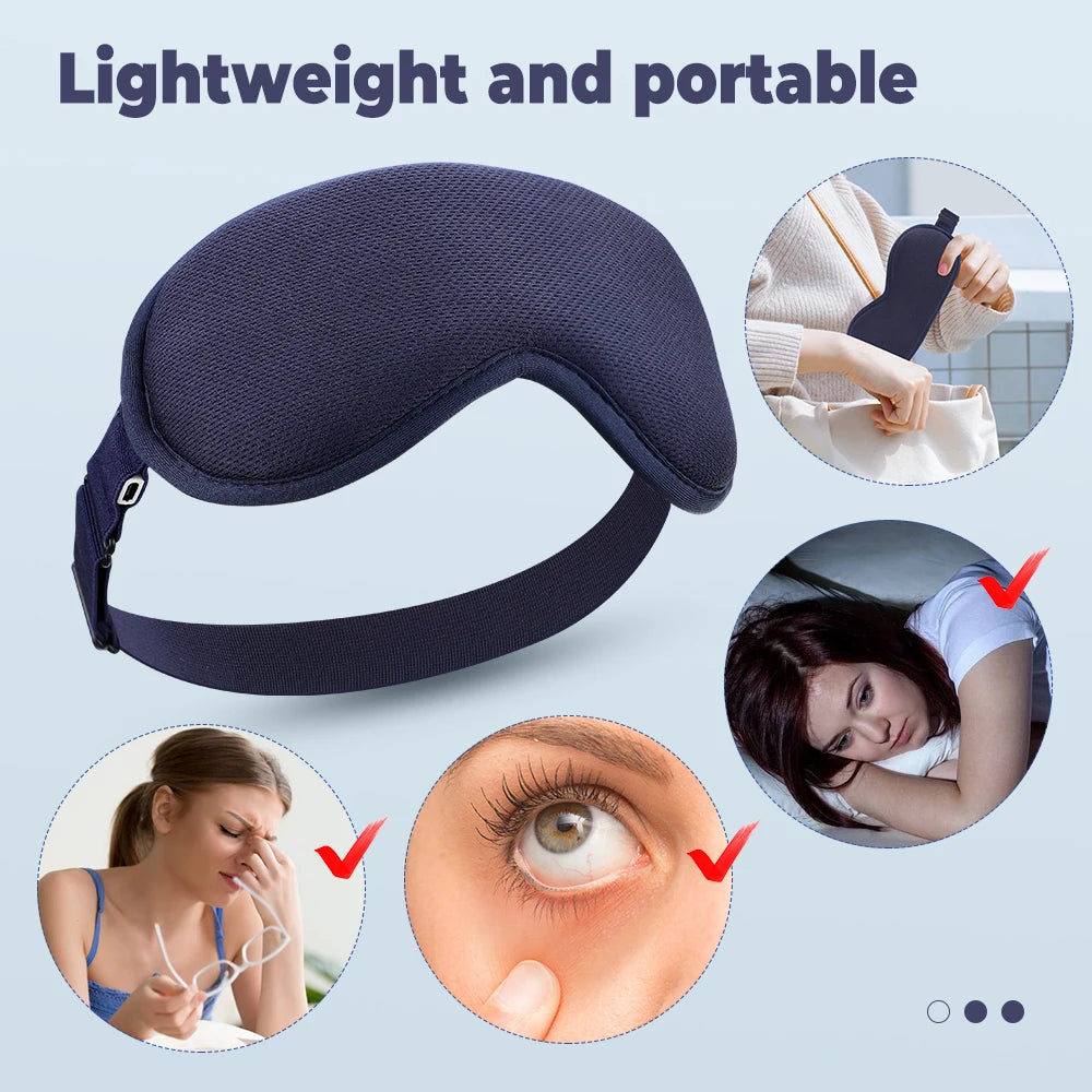 Hot Compress Eye Mask with controls