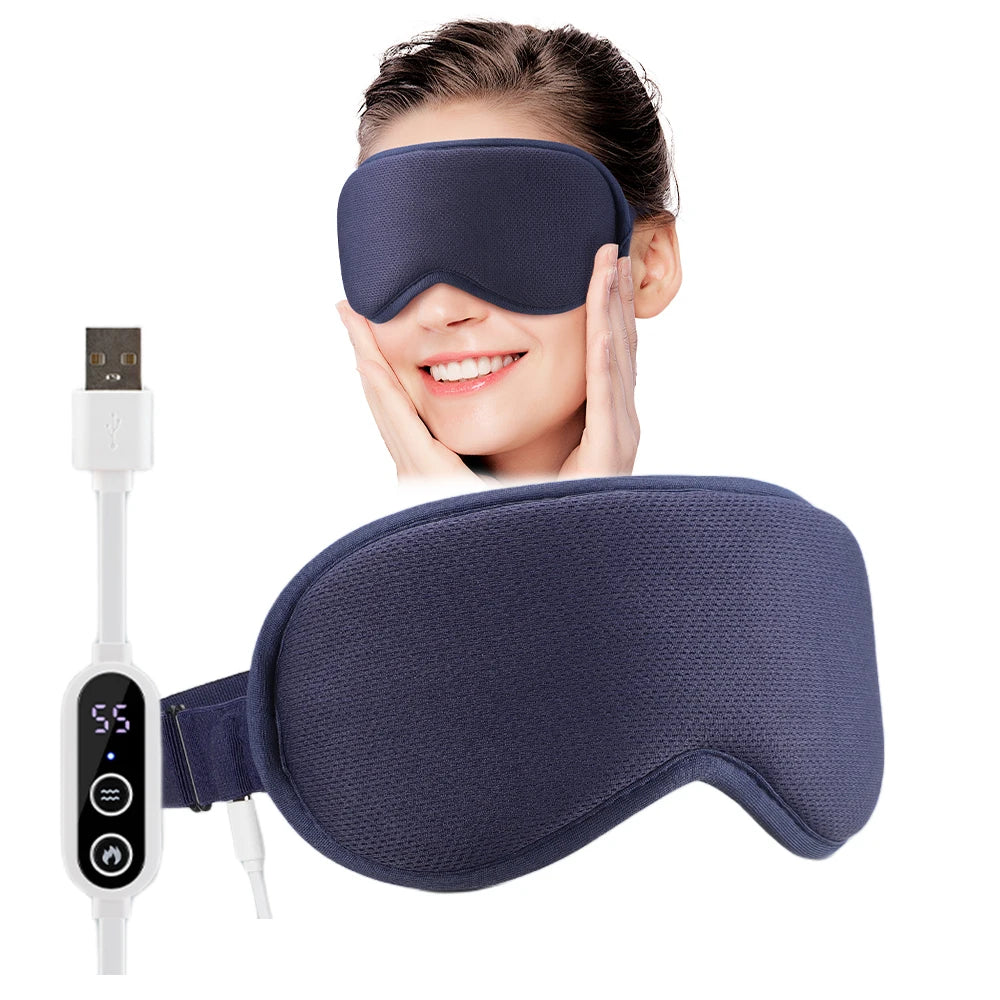 Hot Compress Eye Mask with controls