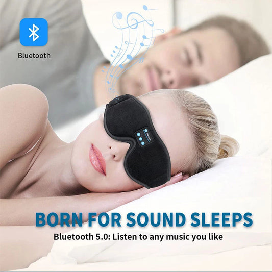 Enjoying Bluetooth meditation eye mask