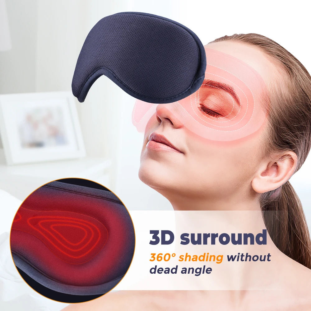 Hot Compress Eye Mask with controls