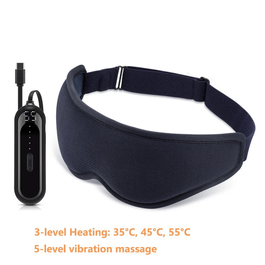 Hot Compress Eye Mask with controls