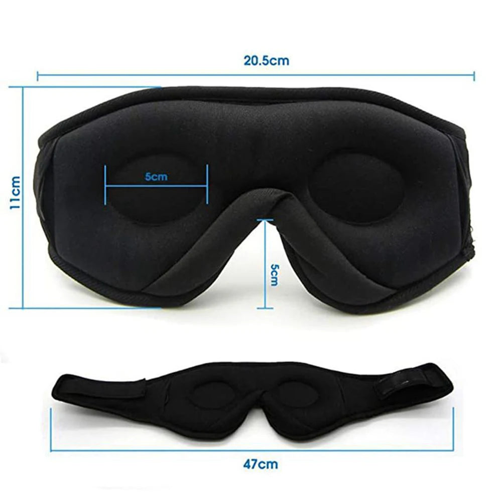 Enjoying Bluetooth meditation eye mask